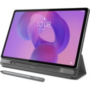 Lenovo Idea Tab Plus - Lightweight Tablet - 12.1 2.5K IPS Touchscreen Display - 90Hz - MediaTek Dimensity 6400-8GB Memory - 128GB Storage - Integrated Arm Mali-G57 MC2 Tab Pen & Folio Case