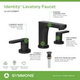 thumbnail image 6 of Symmons SLW6712MBPP Identity 1.0 GPM Widespread Bathroom Faucet - Black, 6 of 7