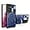 Blue, variant on Case for Galaxy A26 5G,Military Grade Flashing [Built-in Kickstand] Magnetic Rotate Ring Holder Heavy Duty TPU PC Shockproof Protect Phone Case for Samsung Galaxy A26 5G (Blue)