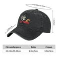 thumbnail image 2 of Tom And Jerry Baseball Cap, Vintage Cotton Adjustable Sport Hat For Men And Women, Unisex Retro Curved Brim Cap, 2 of 8