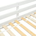 thumbnail image 6 of Miniyam Twin Size Loft Bed with Ladder and Guardrails for Kids, White, 6 of 7