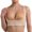 Beige, variant on Womens Underwear Colorblock Front Closure Bustier Side Support Posture Corrector Shaper Back Support Push Up Bra Beige S