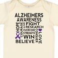 thumbnail image 4 of Inktastic Alzheimers Disease Awareness Month Ribbon Boys or Girls Baby Bodysuit, 4 of 5