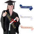 thumbnail image 2 of Ceremonial Belt Easy to Wear Non-fading Tear-resistant Letter Pattern Graduation Season Shoulder Strap School Accessory, 2 of 10