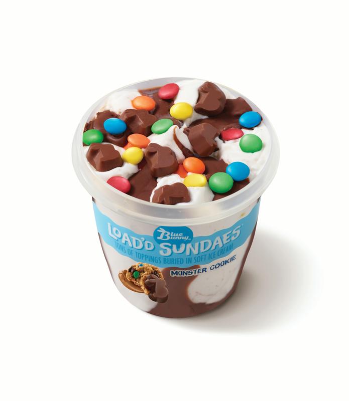Blue Bunny Load D Sundaes Monster Cookie Ice Cream Walmart Com