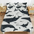thumbnail image 2 of Marine Animals Such As Whales Bedding Set with Zipper Closure for Girls & Boys, 2 of 6