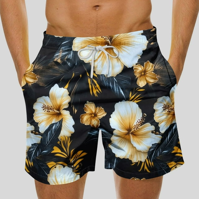 Weiqiqre Workout Shorts Men Drawstring Shorts Summer Elastic Waist Casual Lightweight with Pockets