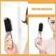 thumbnail image 4 of 2 cepillos de pelo de viaje compactos y plegables con espejo, mini cepillo portátil para bolso, peine de bolsillo plegable para mujeres y hombres, herramientas de peinado, 4 of 6