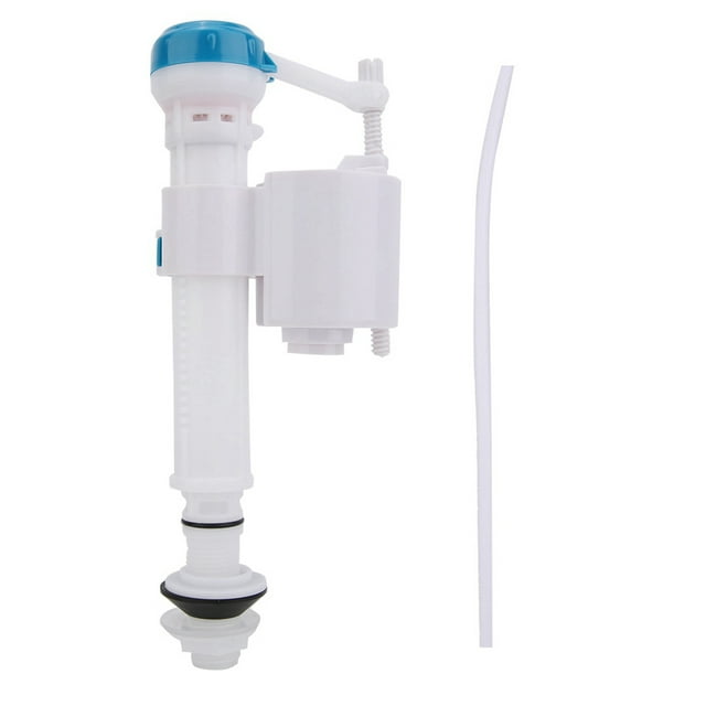 Válvula de llenado con botón pulsador para inodoro, cisterna de doble descarga, sifón para baño, azul, blanco, G1/2 (plástico)