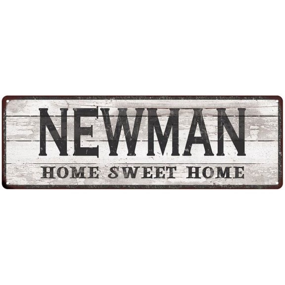 NEWMAN Home Sweet Home Country Look Gift 6x18 Metal Sig 206180045447
