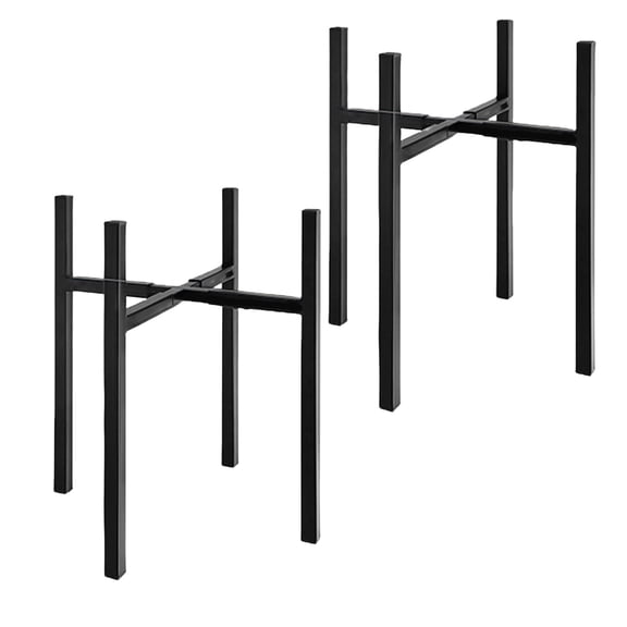 2Pcs Plant Stand Adjustable for 10-16inches Large Plant Pots Metal Planter Stand