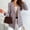 Red, variant on Lolmot Women's Casual Blazers Lapel Plaid Suit Coat Long Sleeve Open Front Button Work Office Solid Color Blazer Jackets with Pockets