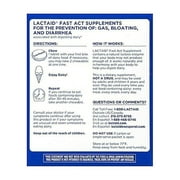 2 Pack Lactaid Fast Act Lactase Enzyme Supplement Vanilla 32 Caplets Each