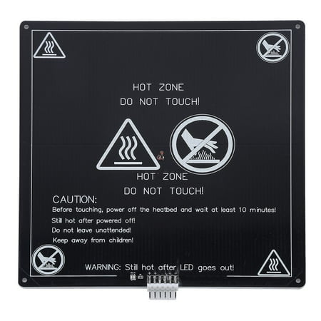 Pressure Resistant Thick Smooth Aluminum Substrate Hotbed Heat Bed For 3D Printer 12V 220*220mm 3D Printer Parts