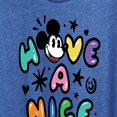 thumbnail image 3 of Disney - Mickey Mouse - Have A Nice Day - Women's Short Sleeve Graphic T-Shirt, 3 of 5