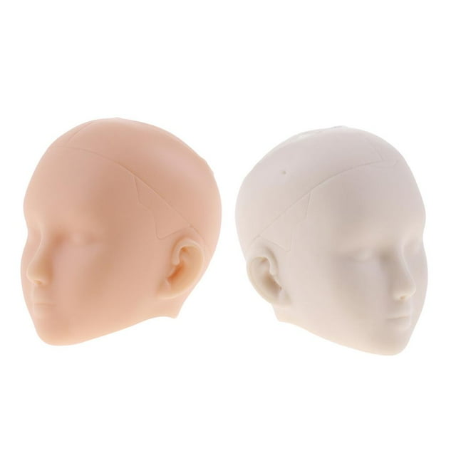KLKCMS 1/6 Massage Training Makeup Practice Mannequin Flat Head Eyelash Extension