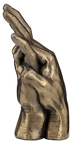 Soulmates Lovers Hands Entwined Statue Figure Perfect Wedding Anniversary Gift 