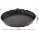 thumbnail image 3 of Tart pan, quiche pan, non-stick with lifting base, cake baking pan, fruit cake pan and baking pan (28 cm, 1 piece), 3 of 5