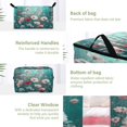 thumbnail image 3 of Foldable Clothes Storage Bags Clothes Organizer Bin with Clear Windows for Clothes Bedding Beautiful Floral Pattern, 3 of 6