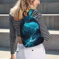 thumbnail image 5 of Balery Futuristic Jet Ski Adventure Mochila Clásica Impresa Básica para Viaje, Mochila Escolar Resistente al Agua, Mochila de Lona con Correas Ajustables-Small, 5 of 5