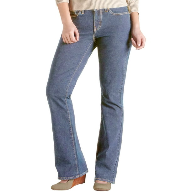 Signature by Levi Strauss & Co. Women's Curvy Bootcut Jeans Walmart