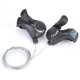 thumbnail image 2 of Palancas de cambio de marchas para pulgar TX-30 para bicicleta de montaña al aire libre - Juego de palanca de cambios de 3x7 velocidades, 2 of 9