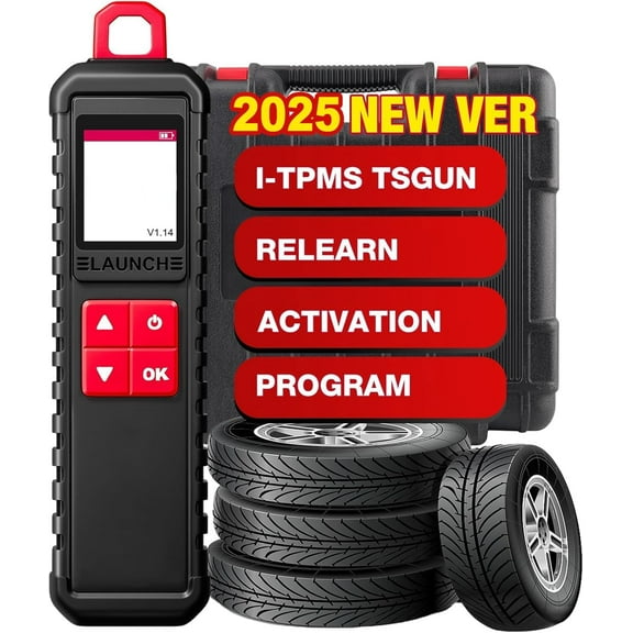 2025 Upgrade  X-431 i-TPMS TSGUN Tire Pressure Detector Tool,Relearn,Reset and Coding TPMS sensors,Work with  X431 V/V ,PRO3S ,Pro3 ACE/APEX,Pro5,PAD V/VII,App Based TPMS Tool for Android