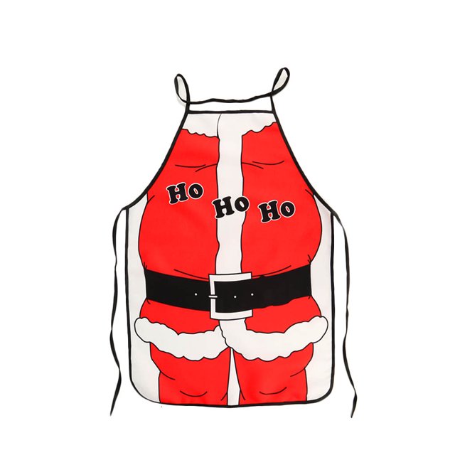 Delantal de Navidad Divertido BBQ Ajustable Sexy Fiesta Cocina Ropa de cocina Disfraz de Cosplay Regalo de Navidad Vogacara HA1110-01B