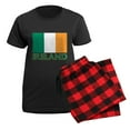 thumbnail image 5 of CafePress - Irish Flag Women's Dark Pajamas - Women's Short Sleeve Print T-Shirt and Pants Dark Cotton Pajama Set, 5 of 7