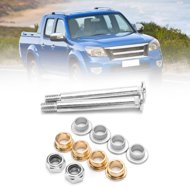 Peahefy Door Hinge Bushing Kit,Car Front Door Hinge Pin Bushing Repair Replacement For Ford Aerostar / Explorer / Mustang / Ranger,Door Hinge Pin Kit