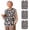 Flower M 3pack, variant on Adult Bibs 3 Pack Waterproof Reusable Eating Bib with Crumb Catcher Adjustable Neck Closure Machine Washable for Seniors Men Women