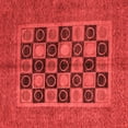 thumbnail image 1 of Ahgly Company Indoor Square Abstract Red Modern Area Rugs, 5' Square, 1 of 4