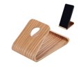 thumbnail image 1 of Wood Cell Phone Stand Detachable Book Stand Universal Mobile Phone Holder Desktop Smartphone Stand Portable Tablet Non Slip Stable Stand for iPhone iPad and All Tablets Android Phones, 1 of 7