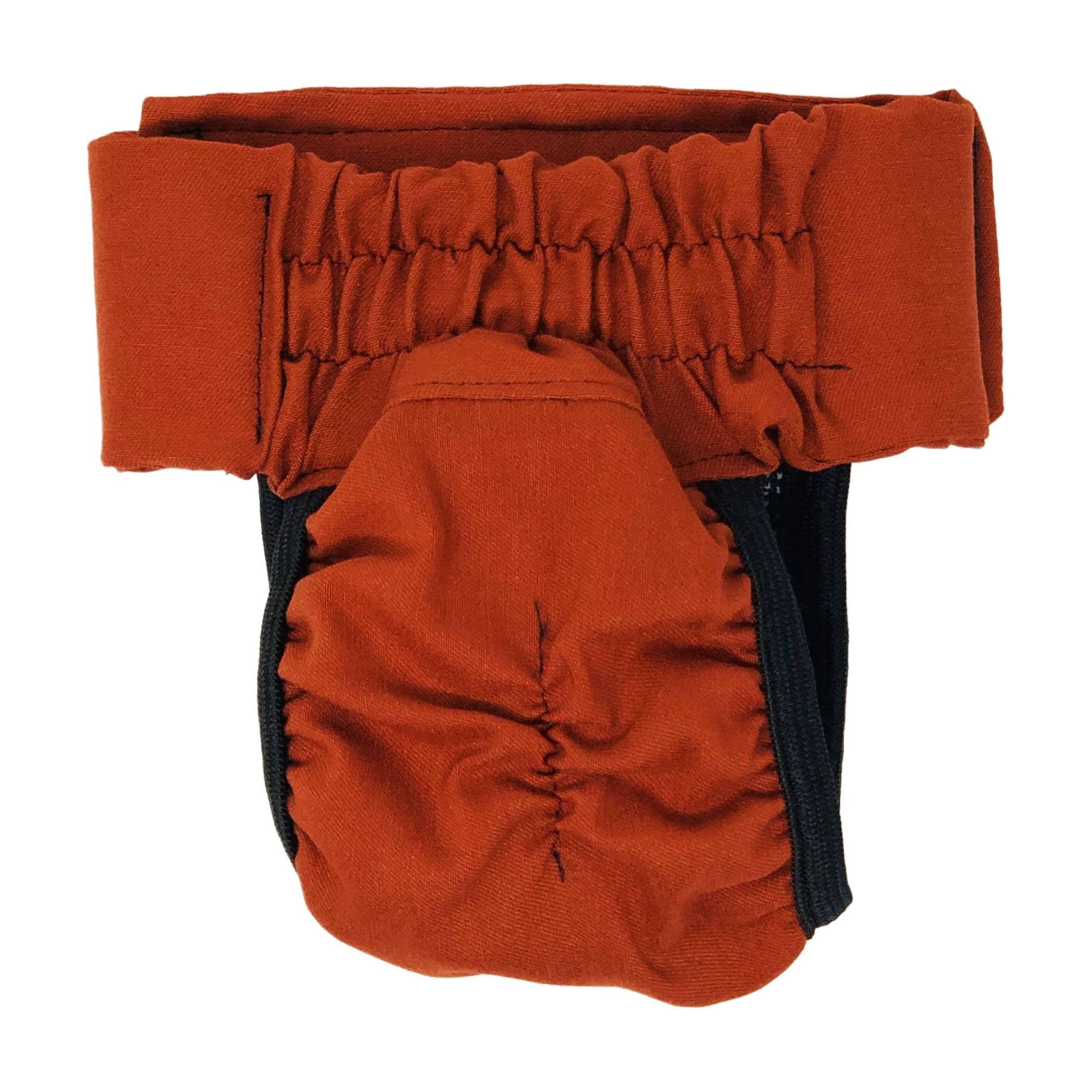 Barkertime Burnt Orange Cat Diaper Pull-up