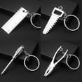 thumbnail image 4 of Naierhg Zinc Alloy Wrench Spanner Hand Tool Shaped Design Pendent Keyring Key Chain Gift, 4 of 8