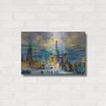 thumbnail image 3 of Luxe Metal Art 'Moscow Russia Saint Basil'S Cathedral Kremlin Red Square Ice Snow And Skating' by Pedro Gavidia, Metal Wall Art, 24"x16", 3 of 8
