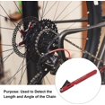 FCBike Chain Checker, Durable Aluminum Alloy Bike Chain Tool Chain