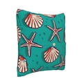 thumbnail image 2 of Bingfone Starfish And Shell Linen Throw Pillow Covers Cushion Case Pocket Button Vintage Farmhouse Pillowcase For Sofa Couch Bed 16"X16", 2 of 9
