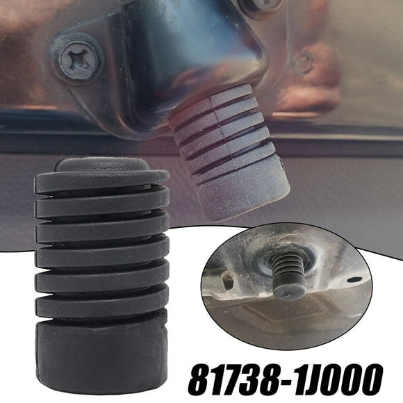 1PCS Rubber Car Hood-Tailgate Rubber Stop Mount Buffer Cushion For Nissan 81738-1J000 Black Parts Accessories