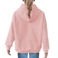 thumbnail image 6 of Mercatoo Teen Girls' Cute Sweatshirts with Hood Kids Oversized Long Sleeve Pullover Tops with Pocket Fall Winter School Trendy Clothes, 6 of 8
