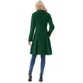thumbnail image 5 of FUNING Women's Fashion Trench Coat Notch Lapel Double Breasted Thick A Line Pea Coats Jacket with Pockets(S-2XL), 5 of 6