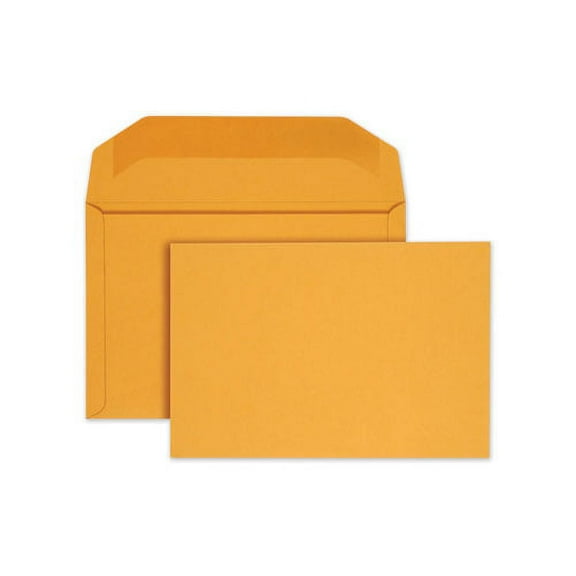 Quality Park Open-Side Booklet Envelope, #15, Hub Flap, Gummed Closure, 10 X 15, Manila, 100/box | Order of 1 Box