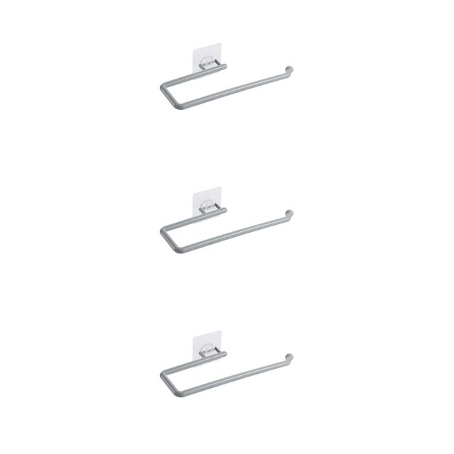Cateissary Soporte de almacenamiento de papel de cocina, estante de paño autoadhesivo para montaje en pared, estante de tejido de 180 grados para Type1 NO1