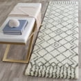 thumbnail image 2 of Safavieh Casablanca Shag 6' X 9' Hand Tufted Rug in Ivory and Gray, 2 of 9