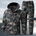 thumbnail image 2 of Outdoor Casual Jacket Men's Suits Labor Insurance Clothing Wear-resistant Dirt-resistant Tracksuits Multi-pocket Tooling High-quality Hiking Sets Camping Camouflage Jacket Long Pants 2-piece Sets, 2 of 5