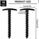 thumbnail image 2 of 10 Piezas Estacas de Plástico Resistentes para Tienda de Campaña Estacas Atornillables para Jardín Camping Viajes al Aire Libre 14,5 x 7 cm, 2 of 5