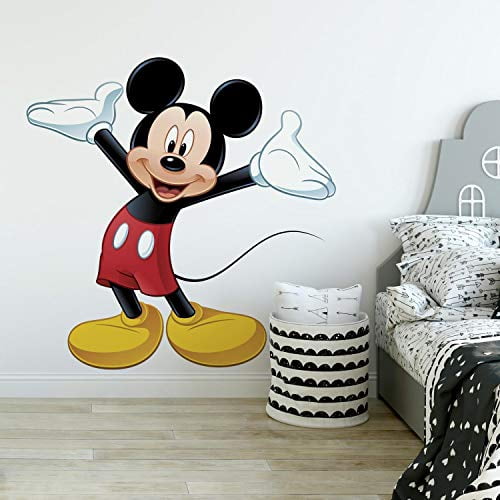 Kibi Wall Stickers Mickey Mouse Wall Stickers Kids Bedroom Mickey Mouse Wall Stickers Minnie Mouse Mickey Mouse and Friends Wall Stickers 