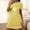 Yellow, variant on Women's Sleepwear Soft Nightgown for Women Womens Pjs Women's Oversized Short Nightgown Fashion Chest Print Short Sleeve Nightdress