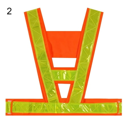 

UDIYO Adjustable High Visibility Outdoor Working Reflective Vest Strap Harness Jacket