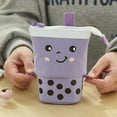 thumbnail image 3 of Convenient Pen Case Decorative Canvas Cartoon Shape Folding Stationery Organizer Box for Home, 3 of 8
